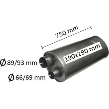 Tlumič výfuku Tlumič výfuku MAN M 2000 L (PR 68.18-4)