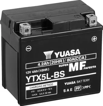 Motobaterie Yuasa YTX5L-BS 12V 4Ah