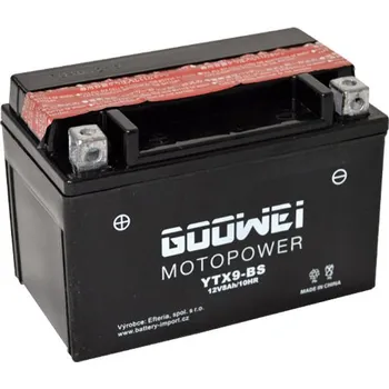 Motobaterie Recenze Goowei YTX9-BS 12V 8Ah 135A