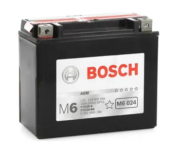 Motobaterie Bosch Moto M6 BO 0092M60240 12V 18Ah 260A