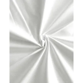 Povlečení Bílé saténové povlečení 140x200 + 70x90