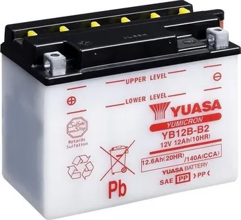 Motobaterie Yuasa YB12B-B2 12V 12Ah