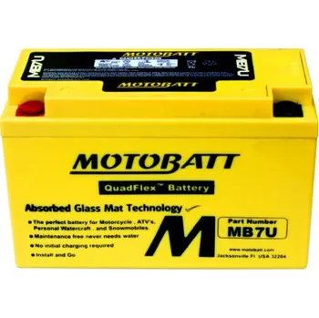 Motobaterie Motobatt MB7U 6,5Ah 12V