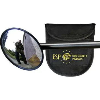 Bojový sport Taktické zrcátko (průměr 92 mm) včetně pouzdra