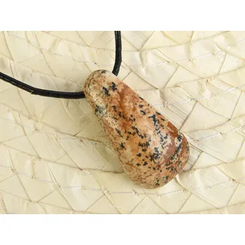 Přívěsek Přívěsek z jaspisu obrázkového na šňůrce 9,3g