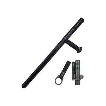 Teleskopický obušek Tonfa policejní se závěsem /POLYKARBONÁT/ 59 cm ČERNÁ