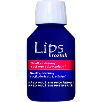 Ústní voda Lips roztok na afty 100 ml