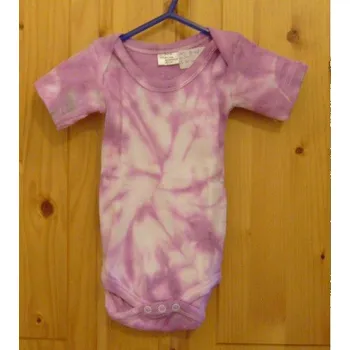 Kojenecký body Dětské body,bavlna,v.50/56 cm,fialková,bílá DO08