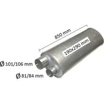 Tlumič výfuku Tlumič výfuku MAN L 2000 (PR 68.40)