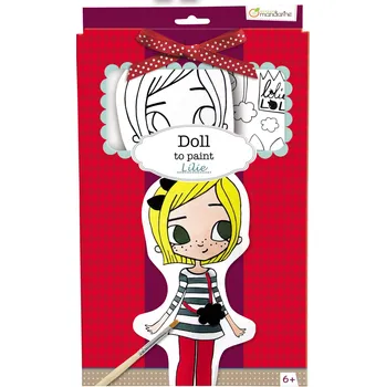 kreativní sada Avenue Mandarine Panenka k vymalování Lilie