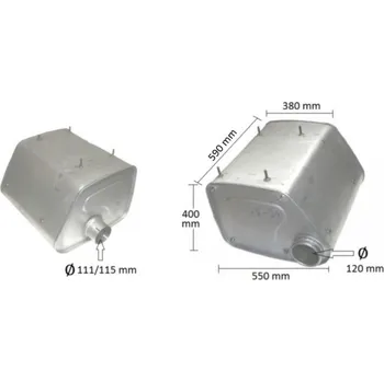 Tlumič výfuku Tlumič výfuku MAN F 2000 (PR 68.21-6)