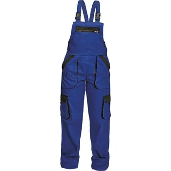 montérky Červa Max Lady modré/černé dámské kalhoty s laclem