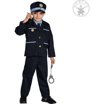 Karnevalový kostým Rubies Německo Policista - tm.modrý kostým X varianta: 128