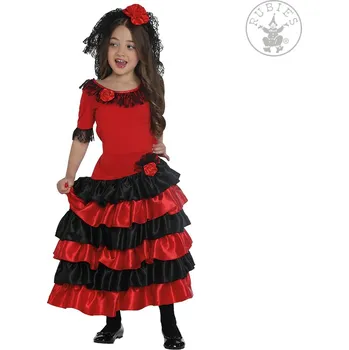 Karnevalový kostým Rubies Německo Španělka - dětský kostým D varianta: 116