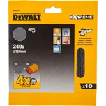 DTM3137 DEWALT BRUSNÉ MŘÍŽKY Ø150 MM, 10 KS, P240
