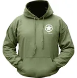 Mikina WILLYS JEEP s kapucou ZELENÁ