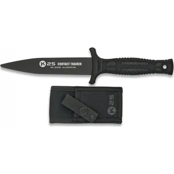Bojový nůž Nůž cvičný K25 hliníkový ČERNÝ