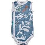 Lodger Romper Fold Over Botanimal Ocean