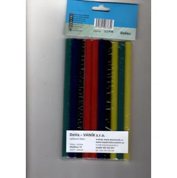 Tavná pistole tavná náplň lepící pistole žlutá modrá červená zelená černá Tavná tyči