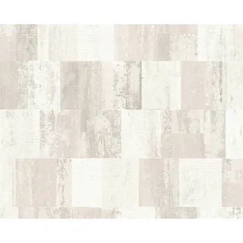 Tapeta Vliesová tapeta 36002-2 krémová geometrická / Tapety na zeď 360022 Titanium 2 (0,53 x 10,05 m) A.S.Création