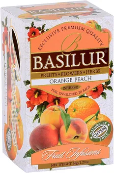 Čaj Basilur Fruit Orange Peach přebal 20 x 1,8 g