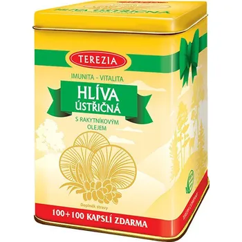 Zdraví Terezia Company Hlíva ústřičná s rakytníkovým olejem 200 cps. dóza Vánoce 2017