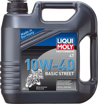Motorový olej Liqui Moly Basic Street 4T 10W-40 4 l