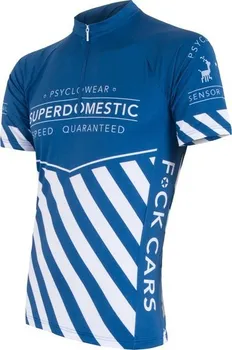 cyklistický dres Sensor Superdomestic s krátkým rukávem M modrý