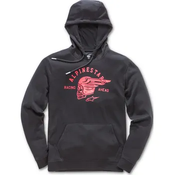 Pánská mikina Alpinestars Pánská černá mikina SKULLISION FLEECE Alpinestars 1018-51114 1030 - M