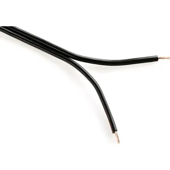 elektrický kabel Kabel V03VH-H 2x0,75 dvojlinka černorudá (CYH) metráž