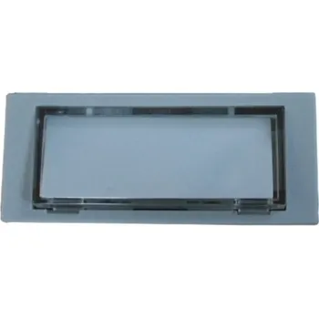 Domovní zvonek ABB tlačítko zvonkové 3171-80119 šedá