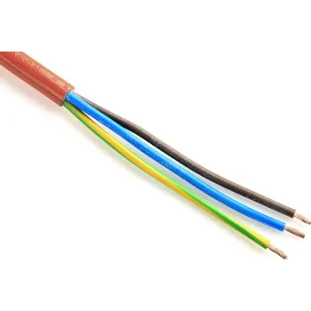 elektrický kabel Kabel H05VV-F 3Gx1,5 oranžová (CYSY 3Cx1,5) metráž