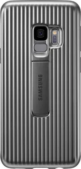Pouzdro na mobilní telefon Samsung EF-RG960CS Standing Cover pro Galaxy S9 stříbrné