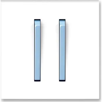 vypínač ABB Neo kryt vypínače dvojitý bílá/ledová modrá 3559M-A00652 41