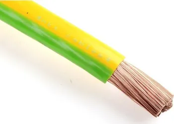 elektrický kabel H07V-K 70 žlutozelený