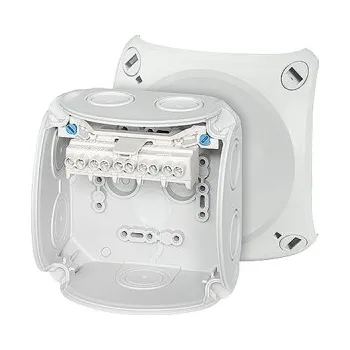 Elektroinstalační krabice Krabice Hensel DK 0404 GZ 104x104x70mm IP66 se svorkovnicí