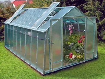 zahradní skleník Scobalit Growspot M 35 6,0 x 3,0 m PC 6 mm