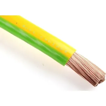 H07V-K 120 žlutozelený elektrický kabel H07V-K 120 žlutozelený