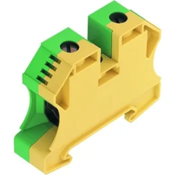Svorka řadová zemnící Weidmüller WPE 35N žlutozelená 1717740000