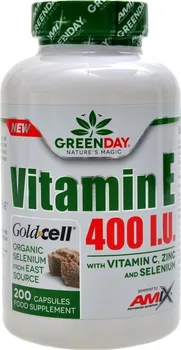 Amix Vitamin E 400 I.U. life+ 200 cps.