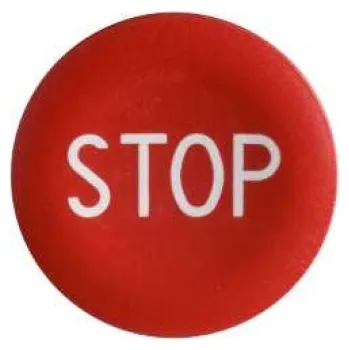 Schneider Electric Harmony hmatník červený STOP ZBA434