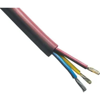 elektrický kabel SIHF 3x1 silikonový