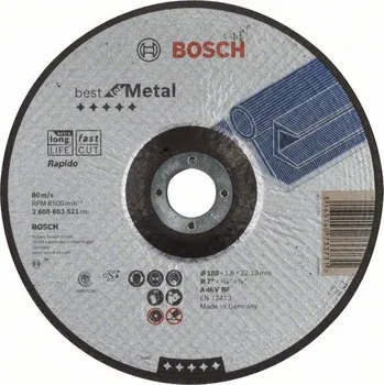 Řezný kotouč Bosch příslušenství professional Bosch Dělicí kotouč profilovaný Best for Metal – Rapido 2608603521
