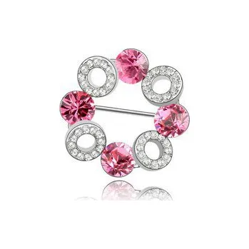 Brož Brož Swarovski elements (KBSW018)