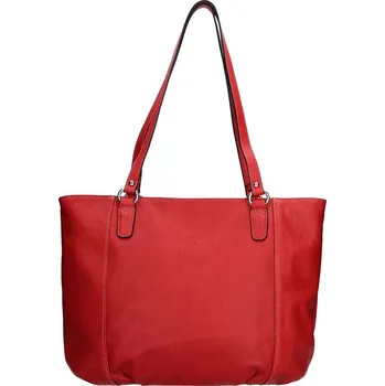 Kabelka Elegantní dámská kožená kabelka Katana Apolen - červená