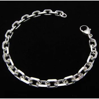 Řetízek Stříbrný řetízek na ruku (KRNS38) - 21cm