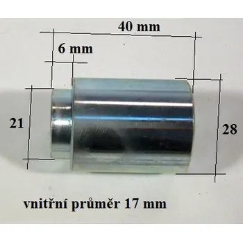 rozpěrka kola zadního 28 x 40 x 17