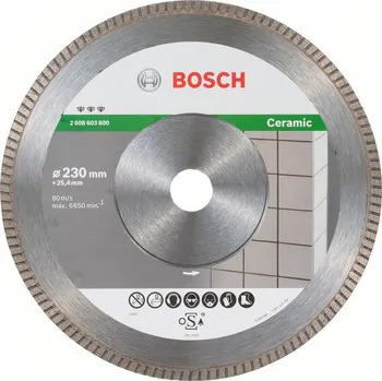 Řezný kotouč Bosch příslušenství professional Bosch Diamantový dělicí kotouč Best for Ceramic Extra-Clean Turbo 2608603600