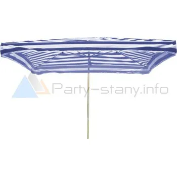 Stínicí technika Prodejní slunečník 3x2m modrobílý 10kg