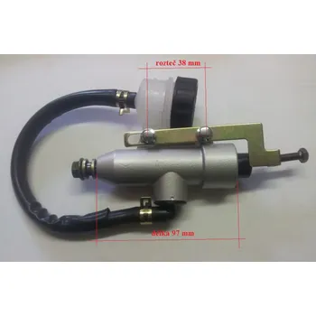 Brzda pro motocykl brzdový válec ATV s držákem a nádobkou